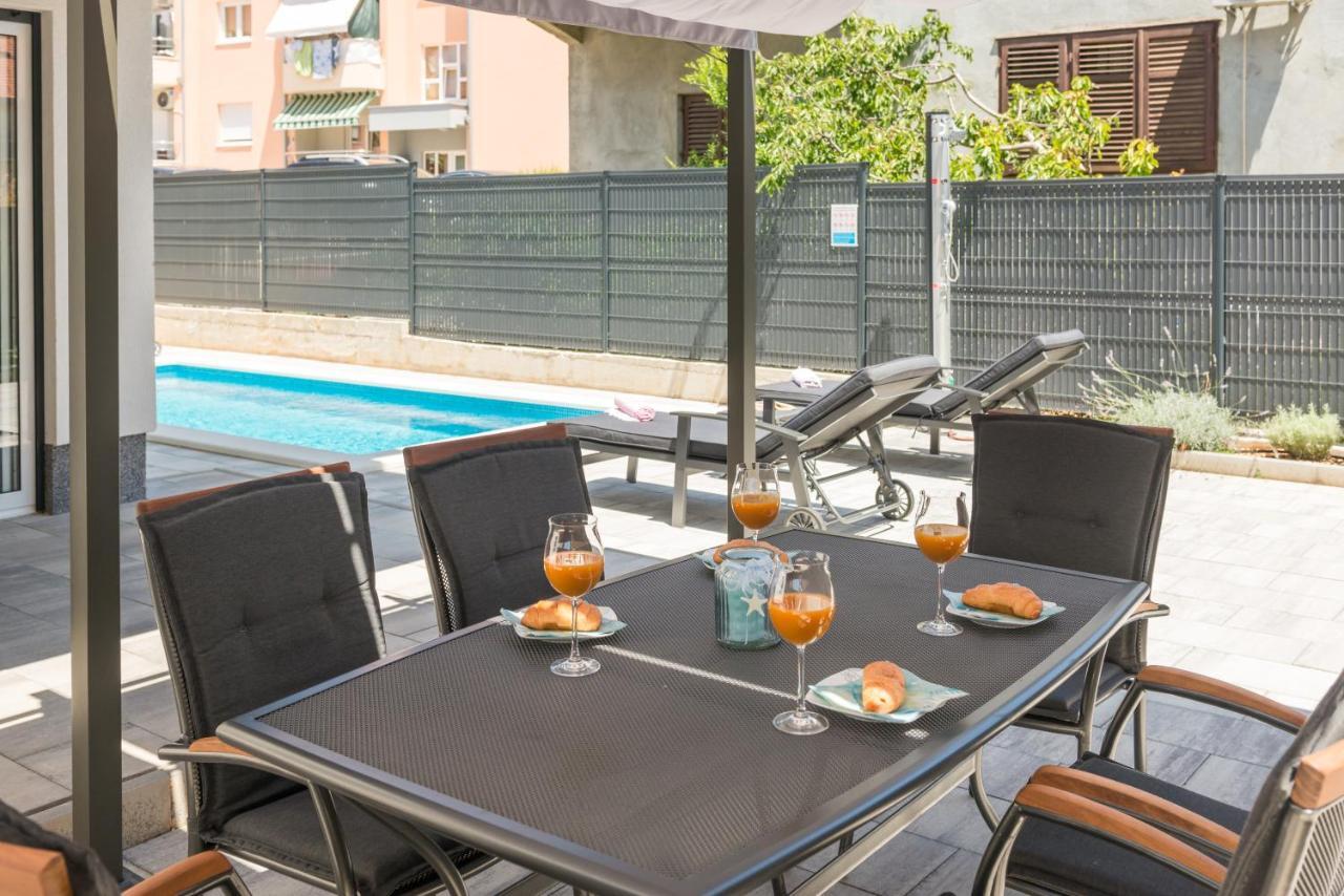 New, Private Heated Swimming Pool, Free Parking, Trogir Centar公寓 外观 照片